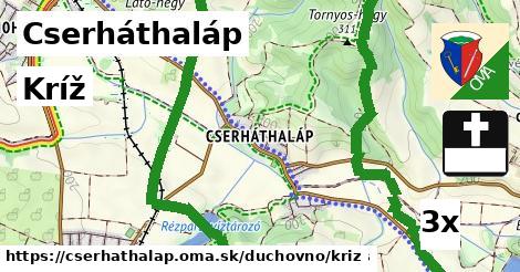 Kríž, Cserháthaláp