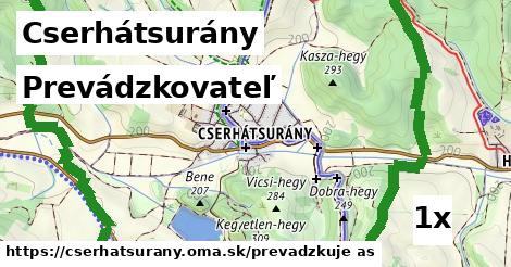 prevádzkovateľ v Cserhátsurány