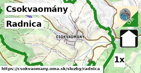 Radnica, Csokvaomány