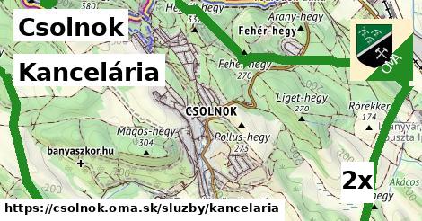 Kancelária, Csolnok