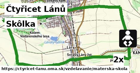 skôlka v Čtyřicet Lánů