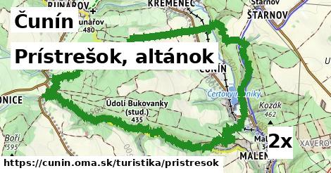 Prístrešok, altánok, Čunín
