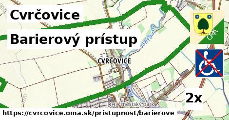 barierový prístup v Cvrčovice