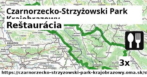 Reštaurácia, Czarnorzecko-Strzyżowski Park Krajobrazowy