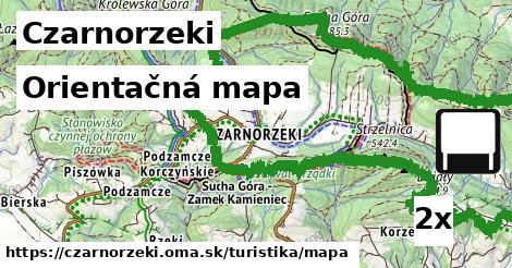 orientačná mapa v Czarnorzeki