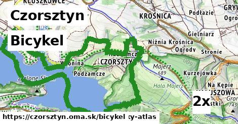 bicykel v Czorsztyn