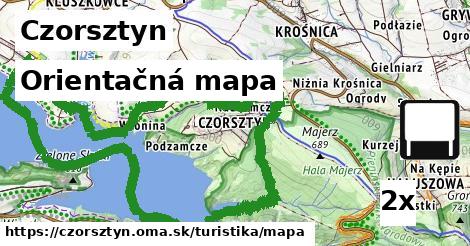 Orientačná mapa, Czorsztyn