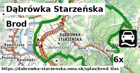 brod v Dąbrówka Starzeńska