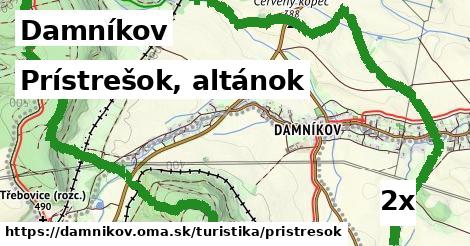 Prístrešok, altánok, Damníkov