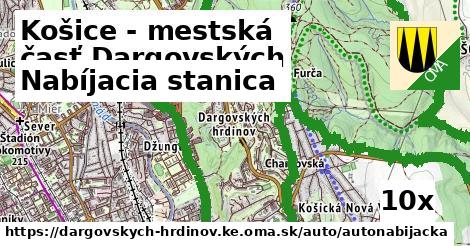 Nabíjacia stanica, Košice - mestská časť Dargovských hrdinov