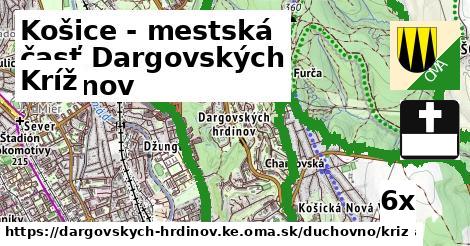 kríž v Košice - mestská časť Dargovských hrdinov