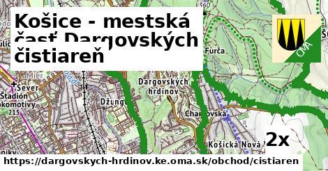 čistiareň, Košice - mestská časť Dargovských hrdinov