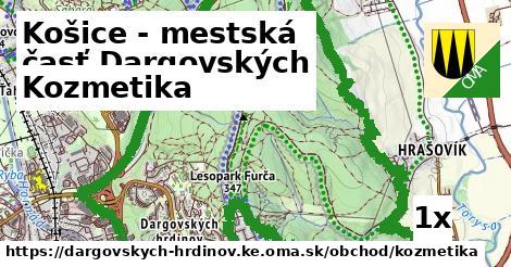 Kozmetika, Košice - mestská časť Dargovských hrdinov