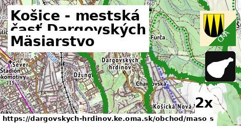 Mäsiarstvo, Košice - mestská časť Dargovských hrdinov