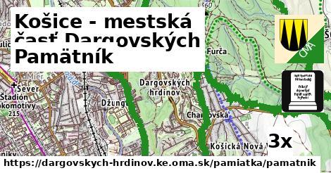 Pamätník, Košice - mestská časť Dargovských hrdinov