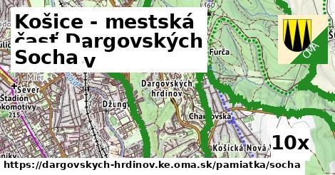 Socha, Košice - mestská časť Dargovských hrdinov