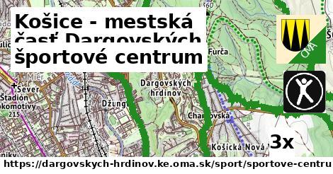 športové centrum, Košice - mestská časť Dargovských hrdinov