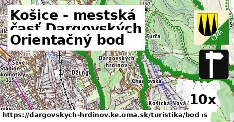 Orientačný bod, Košice - mestská časť Dargovských hrdinov