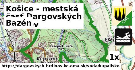bazén v Košice - mestská časť Dargovských hrdinov