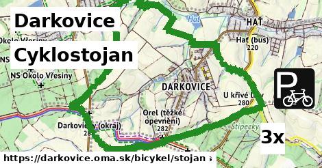 Cyklostojan, Darkovice