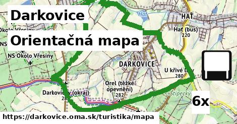 Orientačná mapa, Darkovice