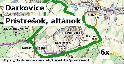 Prístrešok, altánok, Darkovice