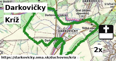 Kríž, Darkovičky