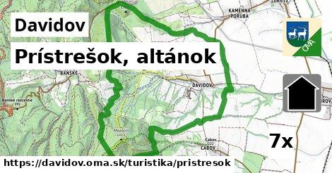 Prístrešok, altánok, Davidov