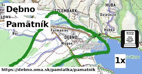 Pamätník, Dębno