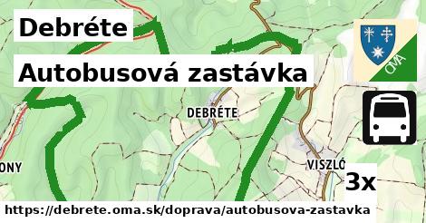 Autobusová zastávka, Debréte