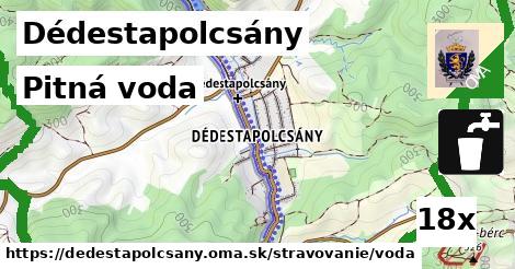 Pitná voda, Dédestapolcsány