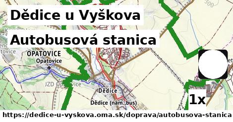 Autobusová stanica, Dědice u Vyškova