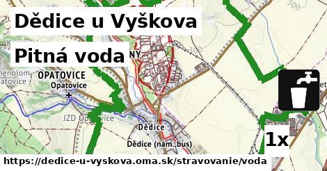 Pitná voda, Dědice u Vyškova