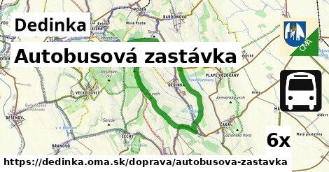 Autobusová zastávka, Dedinka