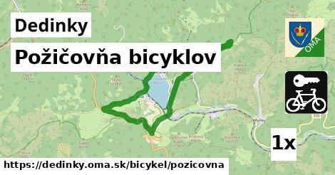 požičovňa bicyklov v Dedinky