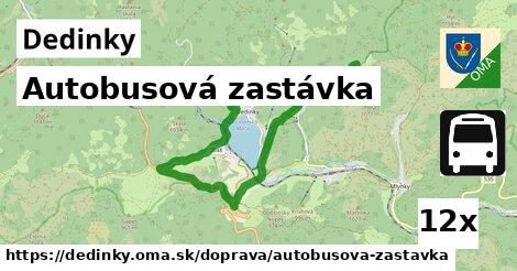 Autobusová zastávka, Dedinky