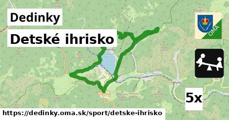 detské ihrisko v Dedinky