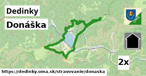 donáška v Dedinky