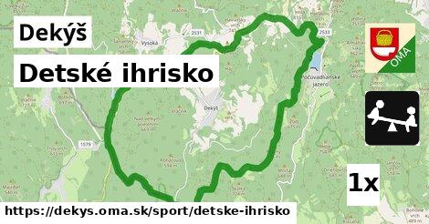 Detské ihrisko, Dekýš