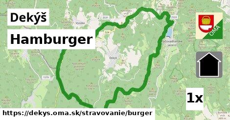 Hamburger, Dekýš
