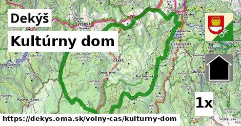 Kultúrny dom, Dekýš