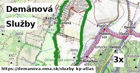 služby v Demänová