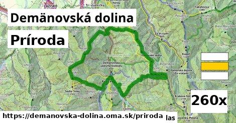 príroda v Demänovská dolina