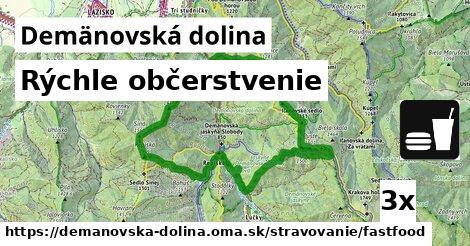 Rýchle občerstvenie, Demänovská dolina