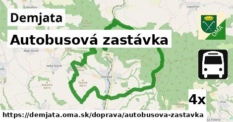 Autobusová zastávka, Demjata