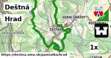 Hrad, Deštná