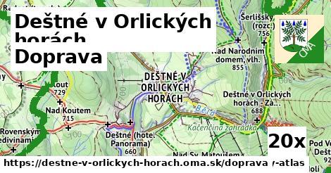 doprava v Deštné v Orlických horách