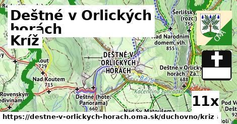 Kríž, Deštné v Orlických horách