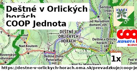 COOP Jednota, Deštné v Orlických horách