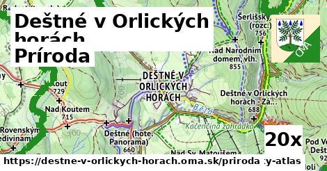 príroda v Deštné v Orlických horách